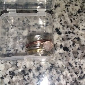 Handmade Sterling silver meditation spinner ring